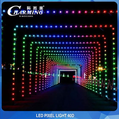 RGB 40D LED পয়েন্ট লাইট সোর্স IP65 বিল্ডিং ওয়াল ফ্রন্ট লাইটিং ডেকোরেশন