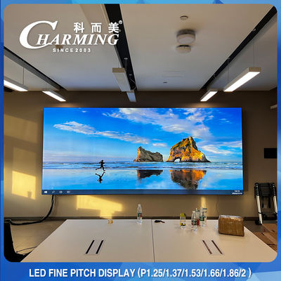 64 * 48CM পিক্সেল পিথ 1.86MM HD LED ভিডিও ওয়াল উচ্চ রিফ্রেশ 3840Hz মিটিং রুমের জন্য
