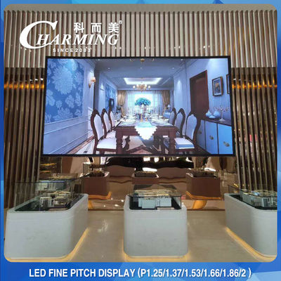 কনফারেন্স রুমের জন্য SMD1515 IP42 LED স্ক্রীন, অ্যালুমিনিয়াম অ্যালয় 200W HD LED ওয়াল