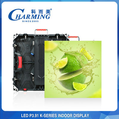 P3.91 ইন্ডোর LED ভিডিও ওয়াল ডিসপ্লে 500*500mm ডাই কাস্টিং অ্যালুমিনিয়াম