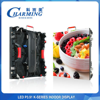 P3.91 ইন্ডোর LED ভিডিও ওয়াল ডিসপ্লে 500*500mm ডাই কাস্টিং অ্যালুমিনিয়াম