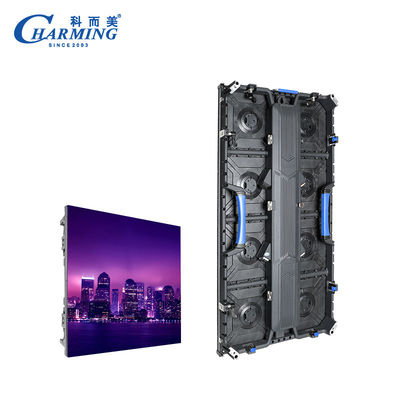 P3.91 আউটডোর LED ভিডিও ওয়াল স্ক্রিনট্রাস সংযোগ লক হোল আর্ক লক ডিজাইন