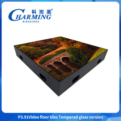 500X500Mm ইনডোর P3.9 ইন্টারেক্টিভ স্টেজ ডান্স ফ্লোর নেতৃত্বাধীন ভিডিও প্রাচীর প্রদর্শন ভিডিও টাইলস স্ক্রিন জন্য বার ইভেন্ট ট্রেড শো