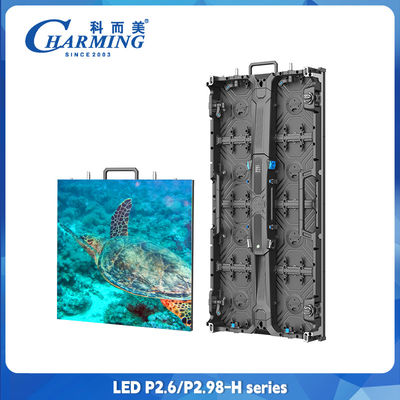 জলরোধী LED ডিসপ্লে স্ক্রিন পূর্ণ রঙের ভাড়া LED ডিসপ্লে স্ক্রিন P2.6 P2.98 H সিরিজ