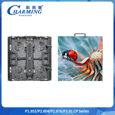 P2.6/2.976/3.91 দুই ধাপের লক পরিবর্তন অনুভূমিক 140 ° উল্লম্ব 120 ° সঙ্গে সামনের এবং পিছনের রক্ষণাবেক্ষণ LED ভিডিও ওয়াল