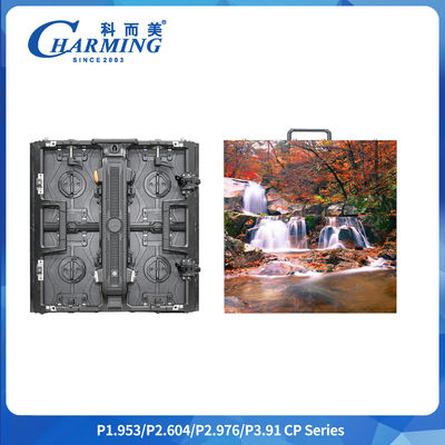 7680Hz উচ্চ দক্ষতা শীতল LED ভিডিও ওয়াল ডিসপ্লে P1.9 P2.6 P2.98 বক্ররেখা P3.91 গোলমাল মুক্ত নকশা সহ