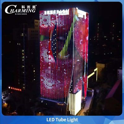 1000/500x40.5x30.5mm পূর্ণ রঙ টিউব আলো IP66 এবং সহজ রক্ষণাবেক্ষণ বহিরঙ্গন বিল্ডিং সেতু জন্য সংযোগ লাইন নকশা করতে পারেন