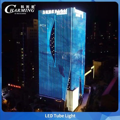 1000/500x40.5x30.5mm পূর্ণ রঙ টিউব আলো IP66 এবং সহজ রক্ষণাবেক্ষণ বহিরঙ্গন বিল্ডিং সেতু জন্য সংযোগ লাইন নকশা করতে পারেন