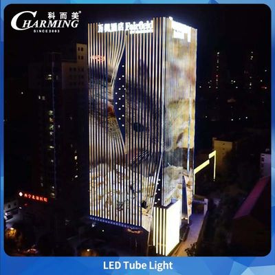 LED লাইট টিউব U38-1000 1000*38*58MM IP65 অ্যালুমিনিয়াম অ্যালয়+PC আউটডোর বিল্ডিংয়ের জন্য