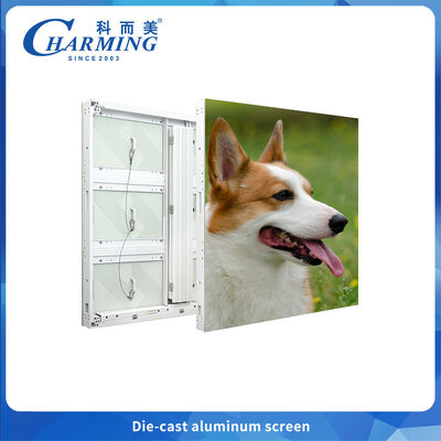 P6.66 আর্ক স্প্লাইসিং এবং উচ্চ উজ্জ্বলতা সহ আউটডোর এলইডি ডিসপ্লে ভাড়া করুন 6000 সিডি / এম 2 এর বেশি ক্ষয় প্রতিরোধী