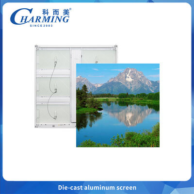 P6.66 আর্ক স্প্লাইসিং এবং উচ্চ উজ্জ্বলতা সহ আউটডোর এলইডি ডিসপ্লে ভাড়া করুন 6000 সিডি / এম 2 এর বেশি ক্ষয় প্রতিরোধী