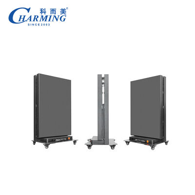 High Refresh Rate GOB Technology Foldable LED Poster Display with Intelligent Mobile Control