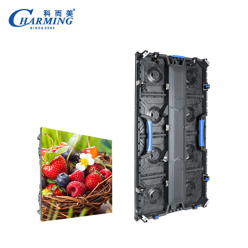 P3.91 আউটডোর LED ভিডিও ওয়াল স্ক্রিনট্রাস সংযোগ লক হোল আর্ক লক ডিজাইন