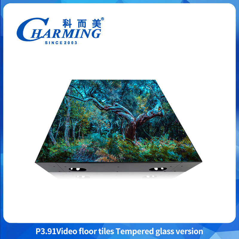 500*500 মিমি LED ডান্স ফ্লোর ইন ওয়েডিং & কার শো 3840hz জলরোধী গ্লাস মিরর LED ভিডিও ফ্লোর টাইল