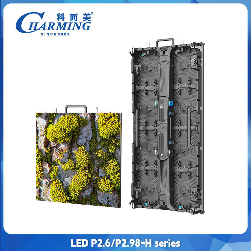 জলরোধী LED ডিসপ্লে স্ক্রিন পূর্ণ রঙের ভাড়া LED ডিসপ্লে স্ক্রিন P2.6 P2.98 H সিরিজ
