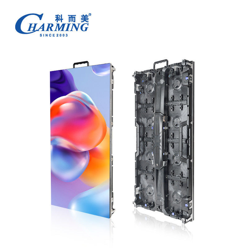 অ্যালুমিনিয়াম খাদ উপাদান শক্তিশালী শক্ত P2.6 LED আউটডোর স্ক্রিন ভাড়া& বাণিজ্যিক জন্য