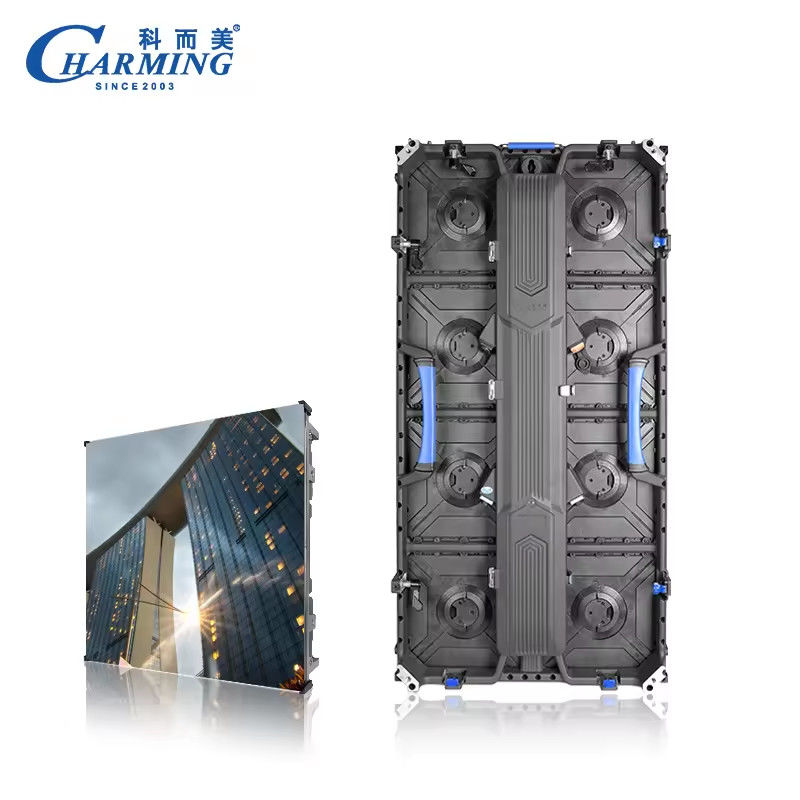 অতি পাতলা হালকা ওজন অতি প্রশস্ত দেখার কোণ P2.6 LED আউটডোর স্ক্রিন