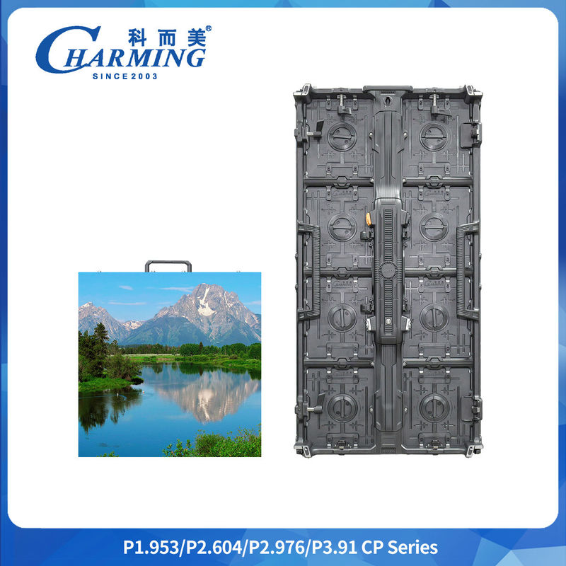7680Hz সামনের এবং পিছনের রক্ষণাবেক্ষণ 14-16 বিট P2.6/2.98/3.91 নিয়মিত বাঁকা নমনীয় সিপি সিরিজ এলইডি ভিডিও ওয়াল ভাড়া স্ক্রিন প্রদর্শন