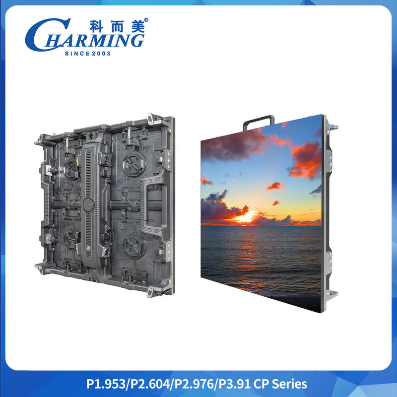 P2.6-P3.91 বহিরঙ্গন এবং অভ্যন্তরীণ LED স্ক্রিন 500*500mm/500*1000mm 7KG/14KG 400W ইনস্টল করা সহজ LED পারফরম্যান্স ভাড়া প্রদর্শন
