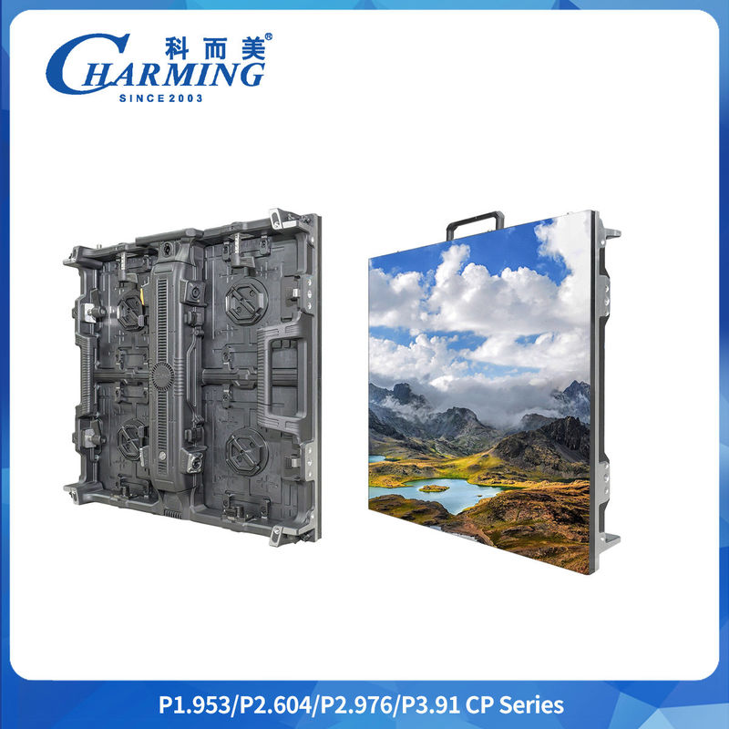 P2.9mm পূর্ণ রঙ LED প্যানেল ইনডোর বাঁকা পটভূমি অ্যালুমিনিয়াম মন্ত্রিসভা বিজ্ঞাপনের জন্য LED স্ক্রিন প্রদর্শন