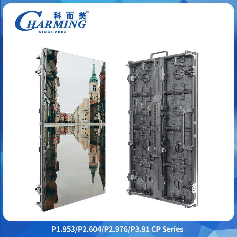 রিফ্রেশ ফ্রিকোয়েন্সি 7680Hz P2.6/2.98/3.91 সিপি সিরিজ বহিরঙ্গন LED ভিডিও ওয়াল পাওয়ার এভিয়েশন সকেট সহ