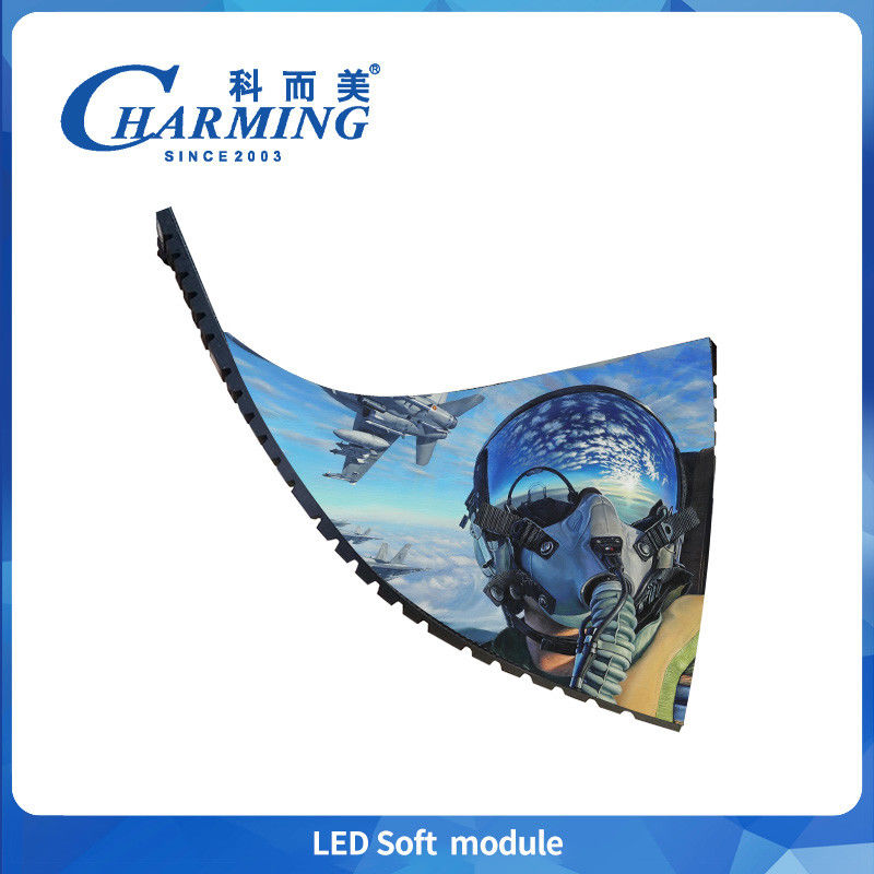 IP40 ইনডোর LED ডিসপ্লে P1.86 মডিউল 800cd উজ্জ্বলতা P2.5 ডিজিটাল সিগনেজ প্যানেল P4 নিম্ন শক্তি LED নরম মডিউল
