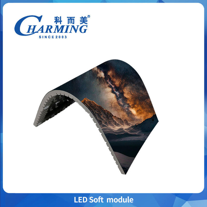 LED সফট মডিউল P3 3Mm ইনডোর ফুল কালার ডিসপ্লে বোর্ড বাঁকা ভিডিও ওয়াল বিজ্ঞাপনের জন্য নমনীয় LED স্ক্রিন