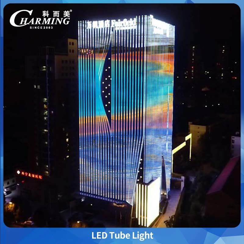 অ্যালুমিনিয়াম খাদ + পিসি টিউব লাইট আউটডোর বিল্ডিং দরজা মাথা এবং সেতু প্রকল্পের আলো জন্য