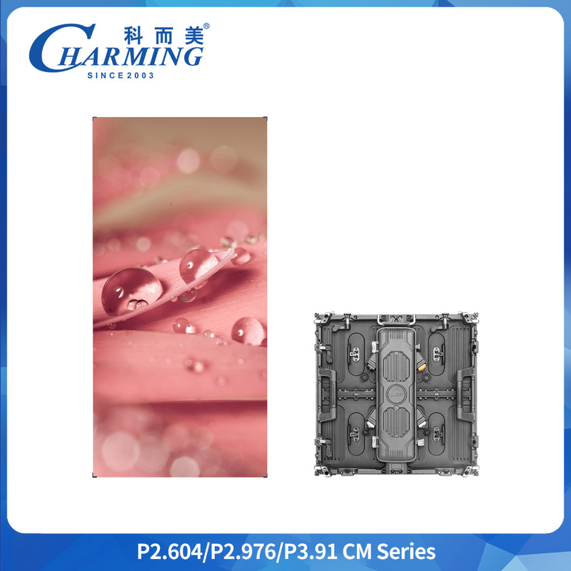 P2.6 ডাই-কাস্ট অ্যালুমিনিয়াম আউটডোর এলইডি ডিসপ্লে IP65 7680Hz ভাড়া স্ক্রিন