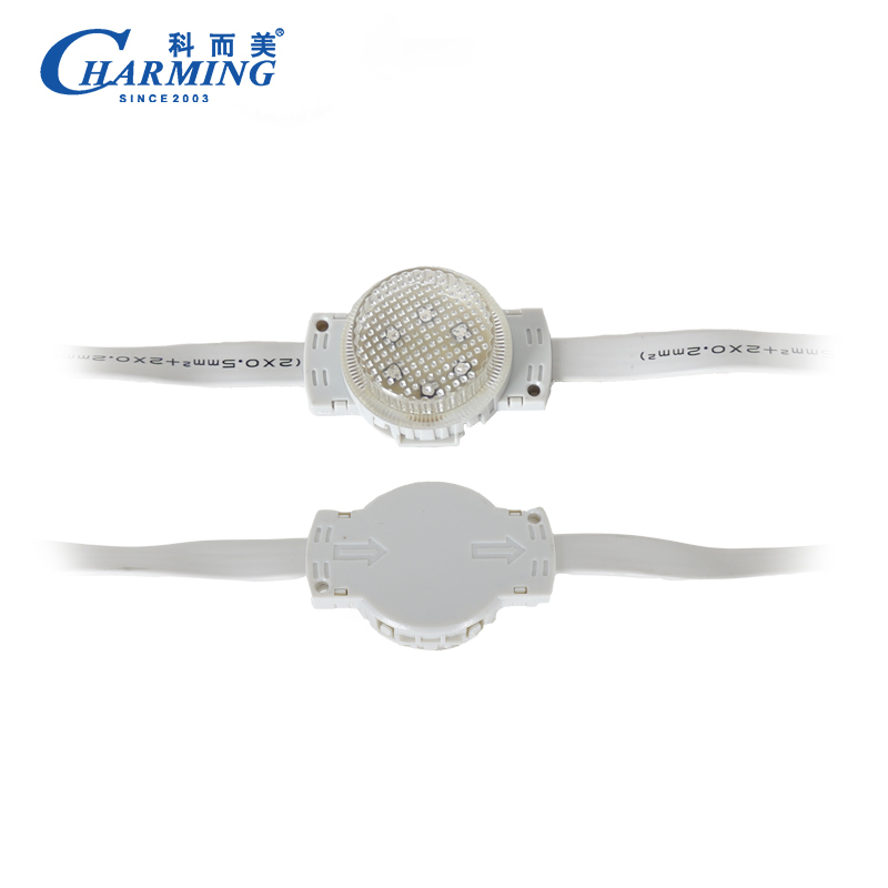 IP66 জলরোধী উচ্চ উজ্জ্বলতা LED পিক্সেল লাইট 40x27.3mm পয়েন্ট লাইট 40D ক্রিসমাস ও বিল্ডিং সজ্জার জন্য