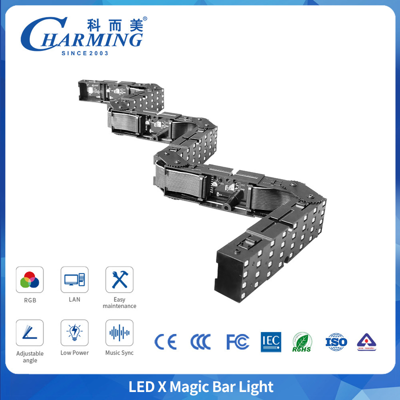 ব্যক্তিগত পিক্সেল স্তর নিয়ন্ত্রণ SMD3838 1m LED ম্যাজিক বার লাইট ক্লাব ইভেন্টের জন্য প্রয়োগ করুন