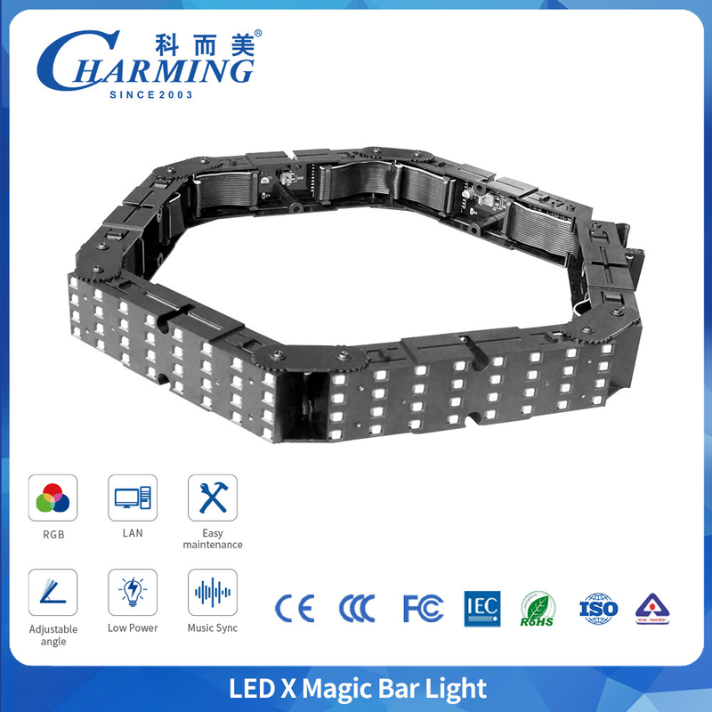 SMD3838 পিসি কভার আরজিবি মডুলার নেতৃত্বাধীন ম্যাজিক বার হালকা হোটেল লবি সজ্জা জন্য