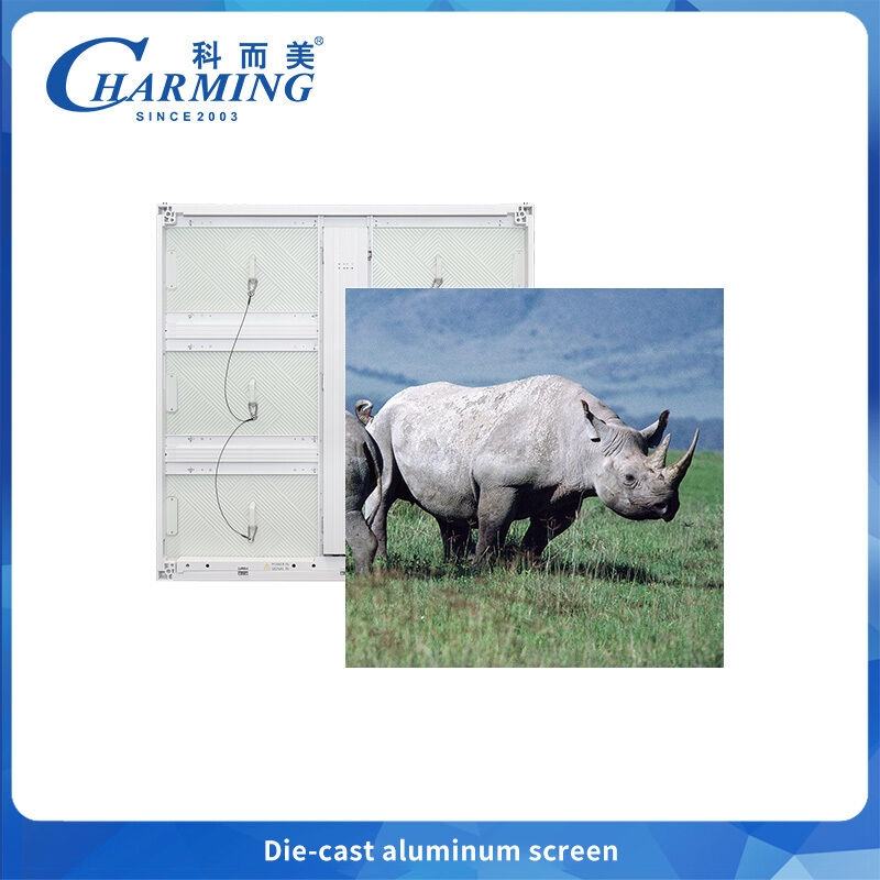 P4.44 আউটডোর ডাই-কাস্ট অ্যালুমিনিয়াম এলইডি ডিসপ্লে - উচ্চ বিপরীততা এবং সামনের / পিছনের রক্ষণাবেক্ষণ নকশা