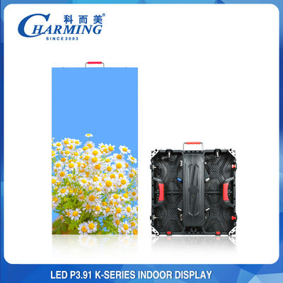 অ্যান্টিওয়্যার 256x128 LED ইন্ডোর ভিডিও ওয়াল 3840HZ P3.91 অ্যান্টি সংঘর্ষ