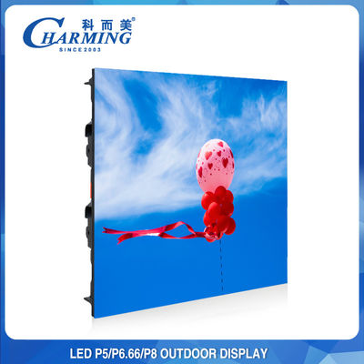 ROHS P5 4K ফিক্সড আউটডোর LED ভিডিও ওয়াল ডিসপ্লে স্ক্রিন বিজ্ঞাপনের জন্য