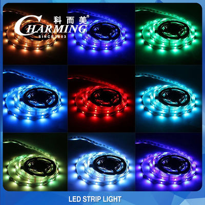 নাইট ক্লাবের জন্য 14W IP42 DC12V RGB LED স্ট্রিপ লাইট 10MM প্রস্থ
