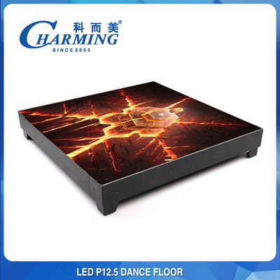AC180-240V ডিস্কো ডান্স ফ্লোর, পিক্সেল পিথ P12MM লাইট আপ ডান্স ফ্লোর টাইলস