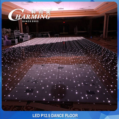 পিক্সেল পিথ P30MM পিক্সেল LED ডান্স ফ্লোর 50x50CM ফ্রন্ট ওয়াটারপ্রুফ