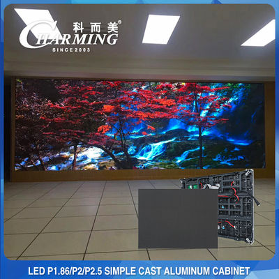64x48CM টেকসই ইনডোর ফিক্সড LED ডিসপ্লে পিক্সেল পিথ P2MM 16Bit
