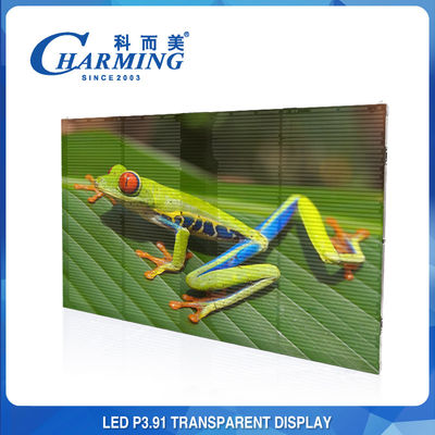 জলরোধী 4k স্বচ্ছ ভিডিও স্ক্রীন P3.91 5000Cd/M2 আউটডোর ভাড়া