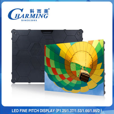 টিভি শো 64x48CM HD P1.2MM ইনডোর ফিক্সড LED ডিসপ্লে 4K রিফ্রেশ
