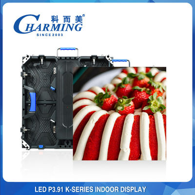 ভাড়া LED ডিসপ্লে ইনডোর আউটডোর ফুল কালার Ledwall P3.9 P3.91 LED ভিডিও ওয়াল 500x500mm ডাই কাস্ট অ্যালুমিনিয়াম ডিসপ্লে