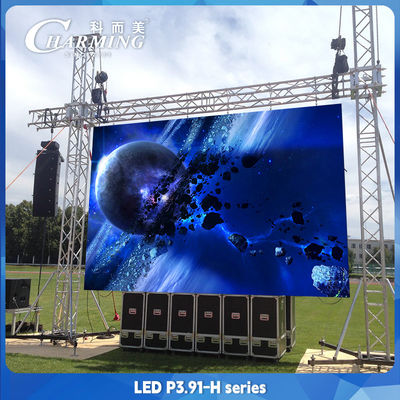 220V SMD1921 আউটডোর LED ওয়াল ডিসপ্লে ভাড়া উচ্চ রেজোলিউশনের সেক্সি ভিডিও ডিজে স্টেজের জন্য