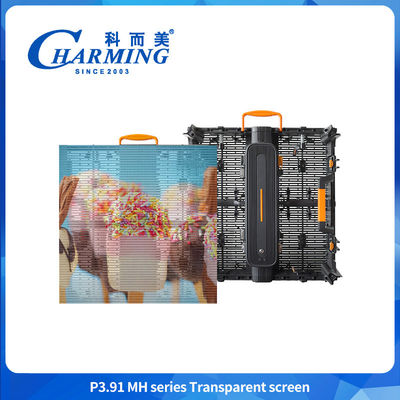 উচ্চ স্বচ্ছতা P3.91 LED ভিডিও ওয়াল প্রাণবন্ত প্রভাব স্বচ্ছ LED প্রদর্শন বহিরঙ্গন স্ক্রিন জন্য উইন্ডো গ্লাস বিজ্ঞাপন