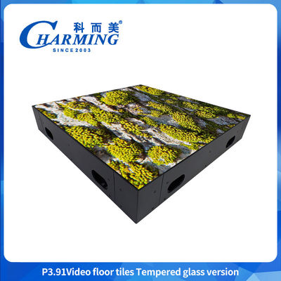 ইন্ডোর LED ভিডিও ওয়াল ভাড়া P3.91 HD ইভেন্টের জন্য ফুল কালার LED ডান্স ফ্লোর ডিসপ্লে