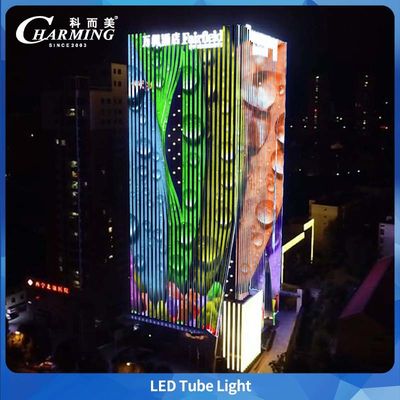U38 RGB LED টিউব লাইট ডিসি24V, বাইরের প্রকল্পের জন্য 140° দৃশ্যমানতা