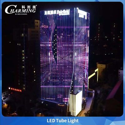 U38 অ্যালুমিনিয়াম খাদ RGB LED টিউব লাইট ডিসি24V SPI বিল্ডিংয়ের জন্য নিয়ন্ত্রণ