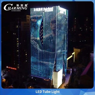 চমত্কার 24W 0.5/1m আমিনাল ভিডিও RGB LED টিউব লাইটিং বিল্ডিং ফ্যাসেড জন্য