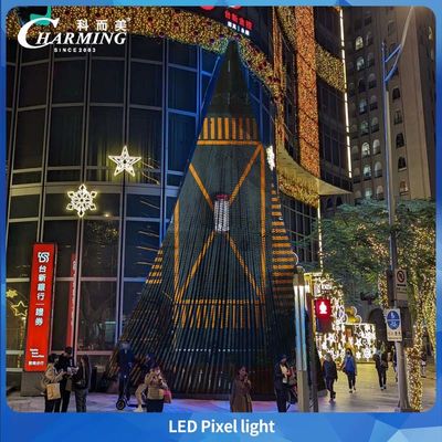 কম শক্তি এবং UV প্রতিরোধী DMX512 LED পিক্সেল লাইট বহিরঙ্গন বিলবোর্ড সহ