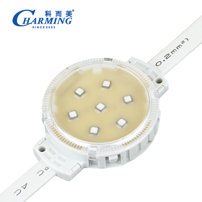 নমনীয় ইনস্টলেশন এলইডি পিক্সেল ডট লাইট - ক্রিয়েটিভ আলো প্রকল্পের জন্য 50C RGB IP65 জলরোধী